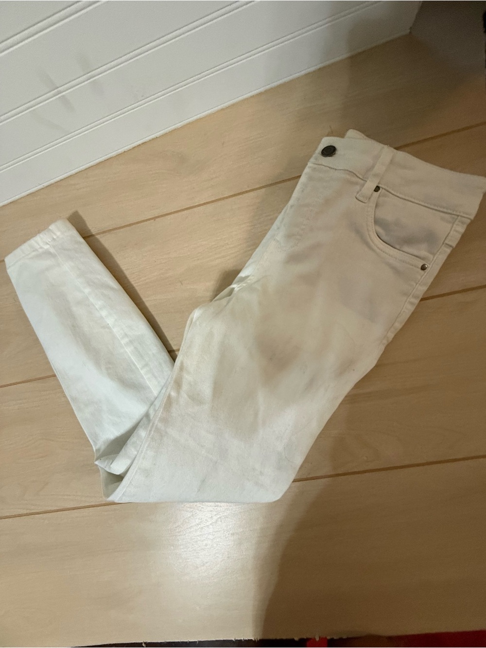 Grace and Lace White Skinny Fit Jeans